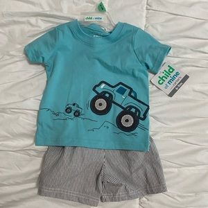 Little boys truck outfit